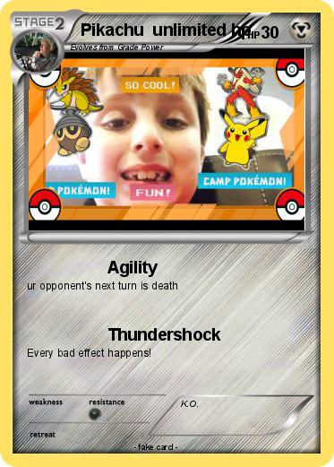 Pokemon Pikachu  unlimited hp