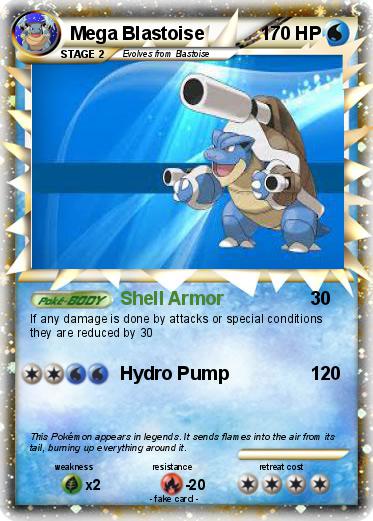 Pokemon Mega Blastoise