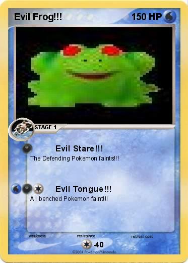 Pokemon Evil Frog!!!