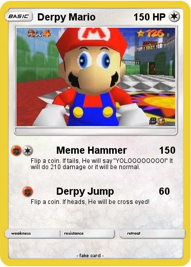 Pokemon Derpy Mario