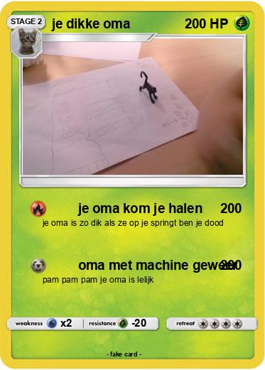 Pokemon je dikke oma