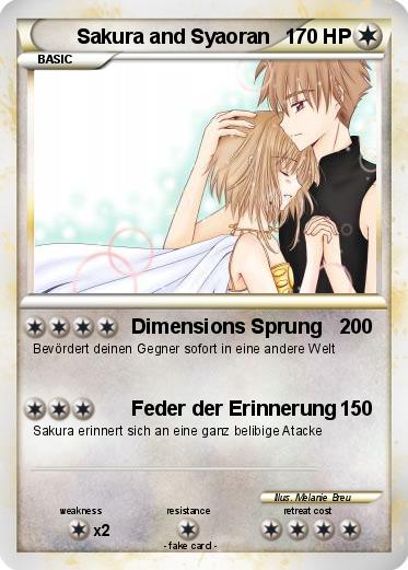 Pokemon Sakura and Syaoran