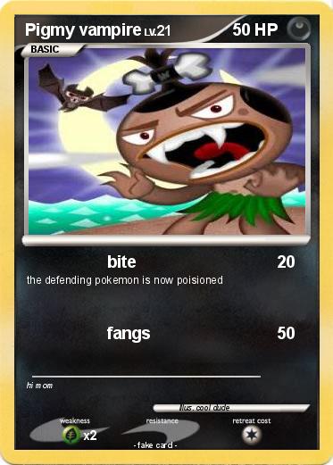 Pokemon Pigmy vampire