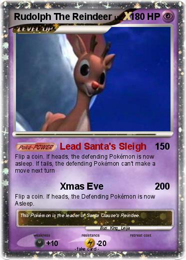 Pokemon Rudolph The Reindeer