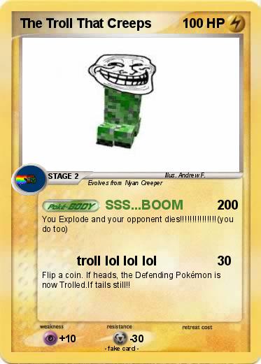 Pokemon The Troll That Creeps