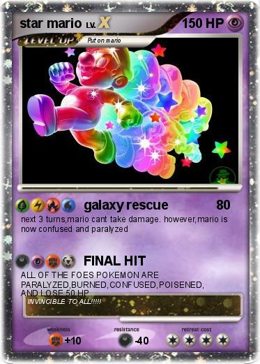 Pokemon star mario