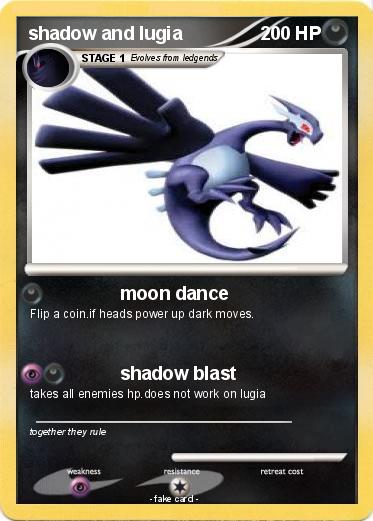 Pokemon shadow and lugia