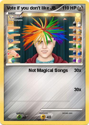 Pokemon Vote if you don't like JB