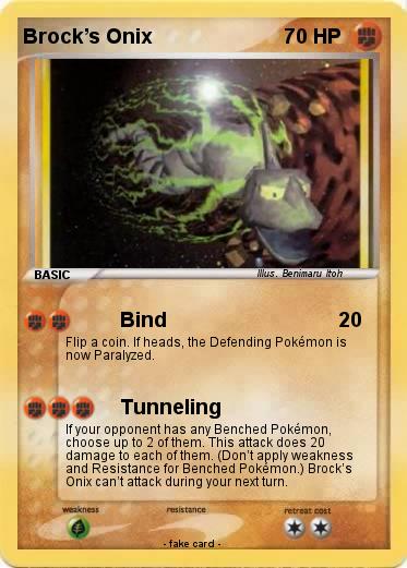 Pokemon Brock’s Onix