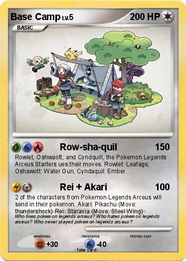 Pokemon Base Camp
