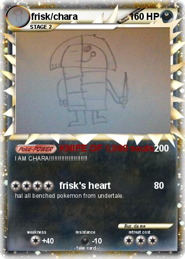 Pokemon frisk/chara