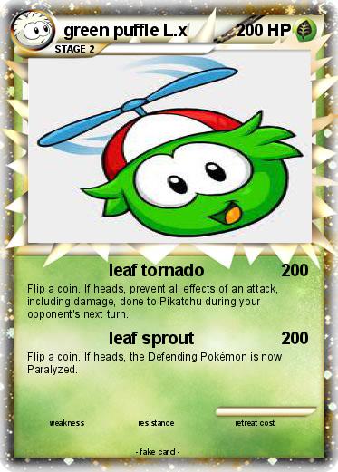 Pokemon green puffle L.x