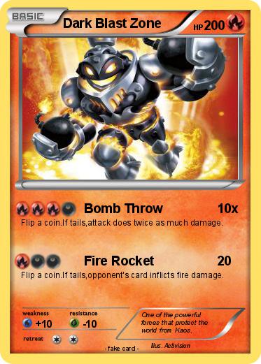 Pokemon Dark Blast Zone