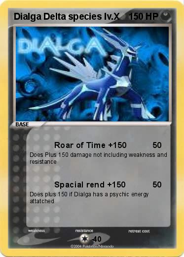 Pokemon Dialga Delta species lv.X