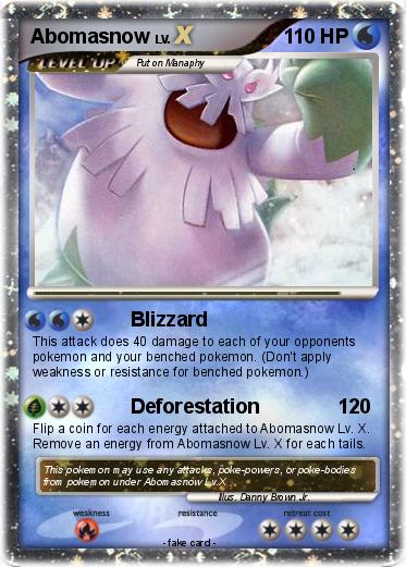 Pokemon Abomasnow