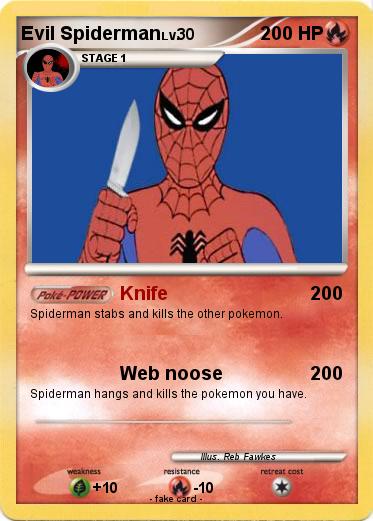 Pokemon Evil Spiderman