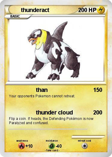 Pokemon thunderact