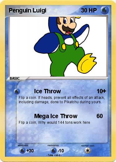 Pokemon Penguin Luigi