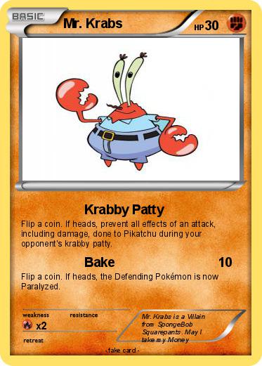 Pokemon Mr. Krabs