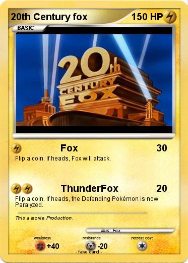 Pokemon 20th Century fox