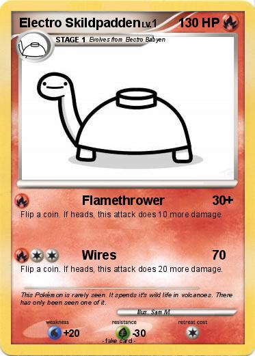 Pokemon Electro Skildpadden