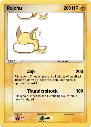 Pokemon Raichu
