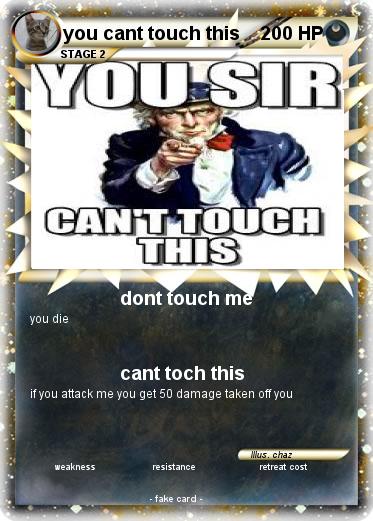 Pokemon you cant touch this