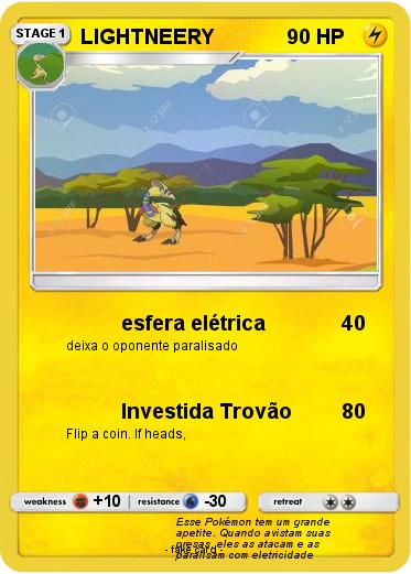 Pokemon LIGHTNEERY