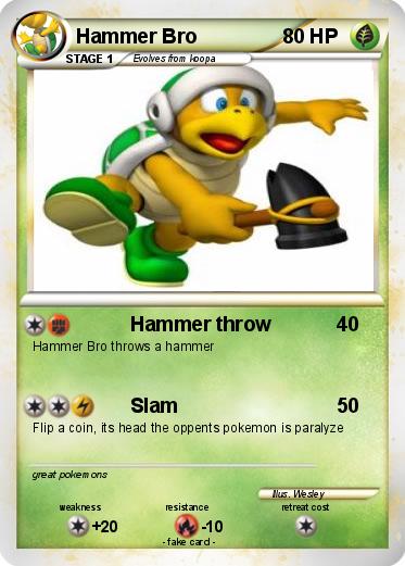 Pokemon Hammer Bro