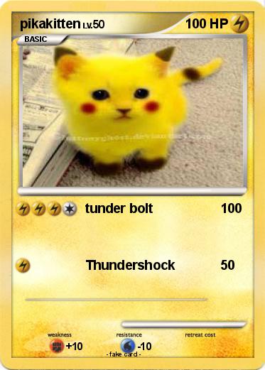 Pokemon pikakitten