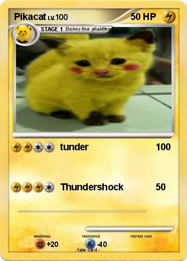 Pokemon Pikacat