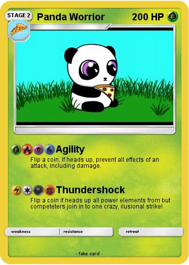 Pokemon Panda Worrior