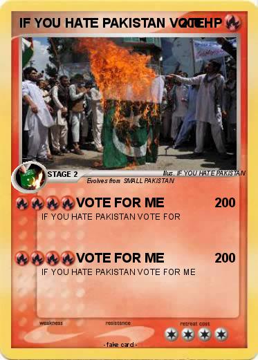 Pokemon IF YOU HATE PAKISTAN VOTE