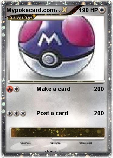 Pokemon Mypokecard.com
