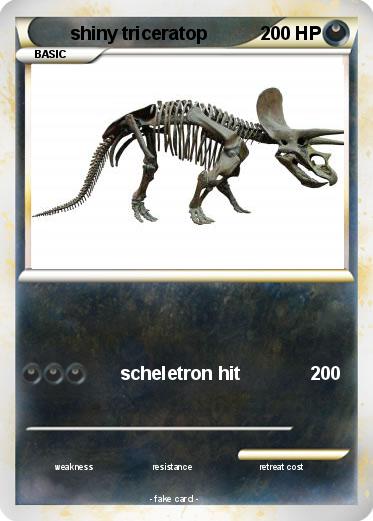Pokemon shiny triceratop