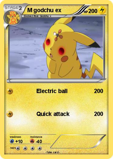 Pokemon M godchu ex