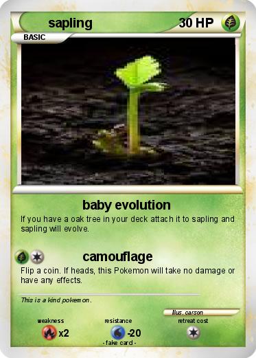 Pokemon sapling