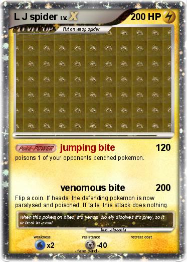 Pokemon L J spider