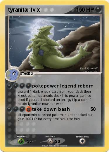 Pokemon tyranitar lv x