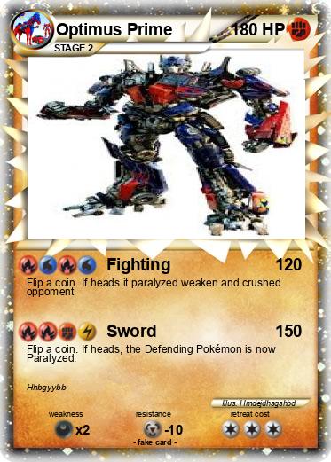 Pokemon Optimus Prime