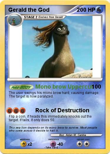 Pokemon Gerald the God