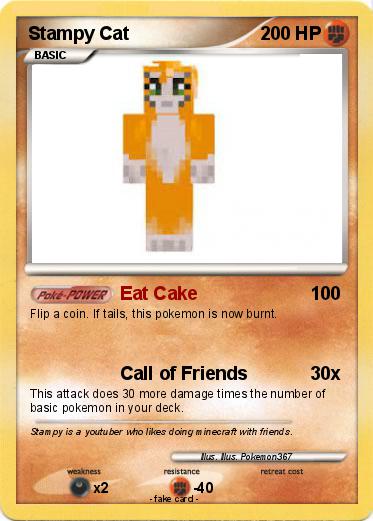 Pokemon Stampy Cat