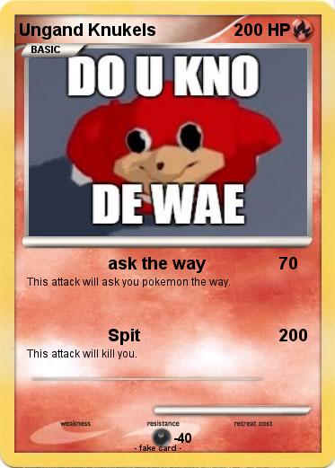 Pokemon Ungand Knukels
