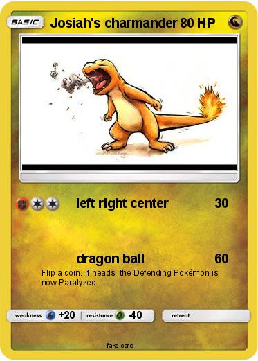 Pokemon Josiah's charmander
