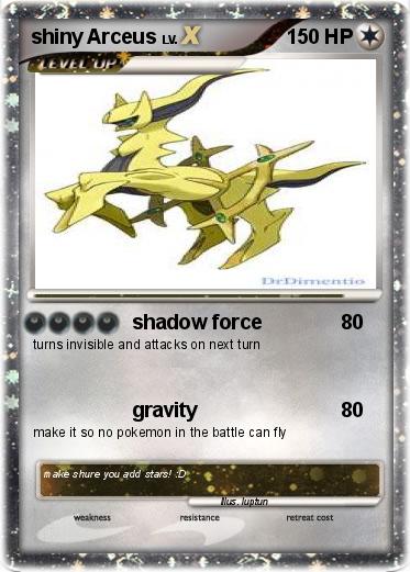 Pokemon shiny Arceus