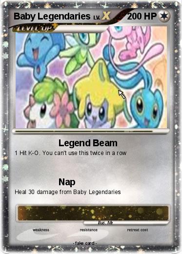 Pokemon Baby Legendaries