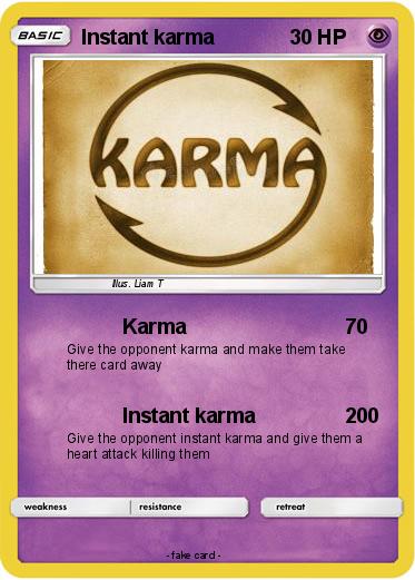 Pokemon Instant karma