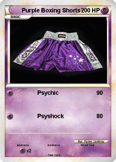 Pokemon Purple Boxing Shorts