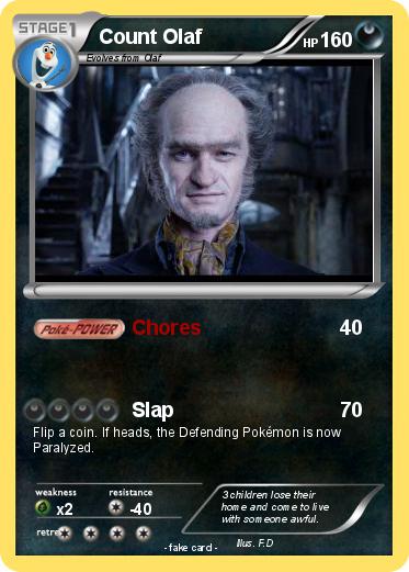 Pokemon Count Olaf