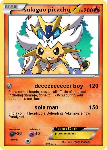 Pokemon sulagao picachu